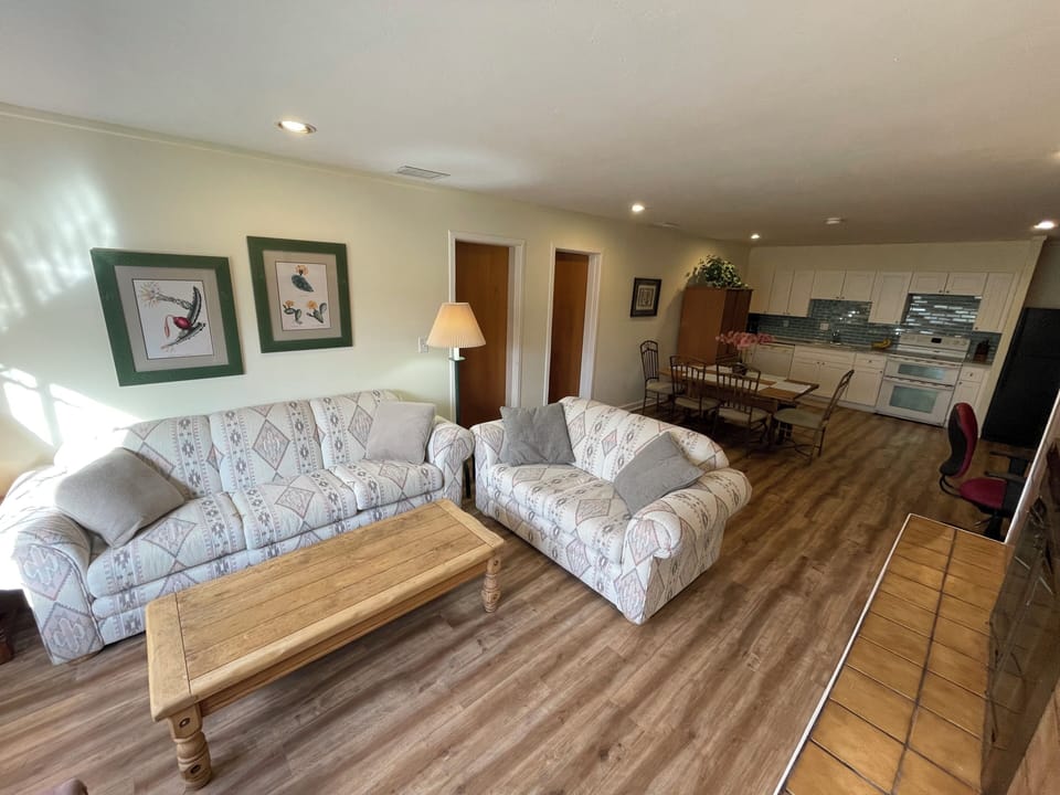 Downstairs living area

