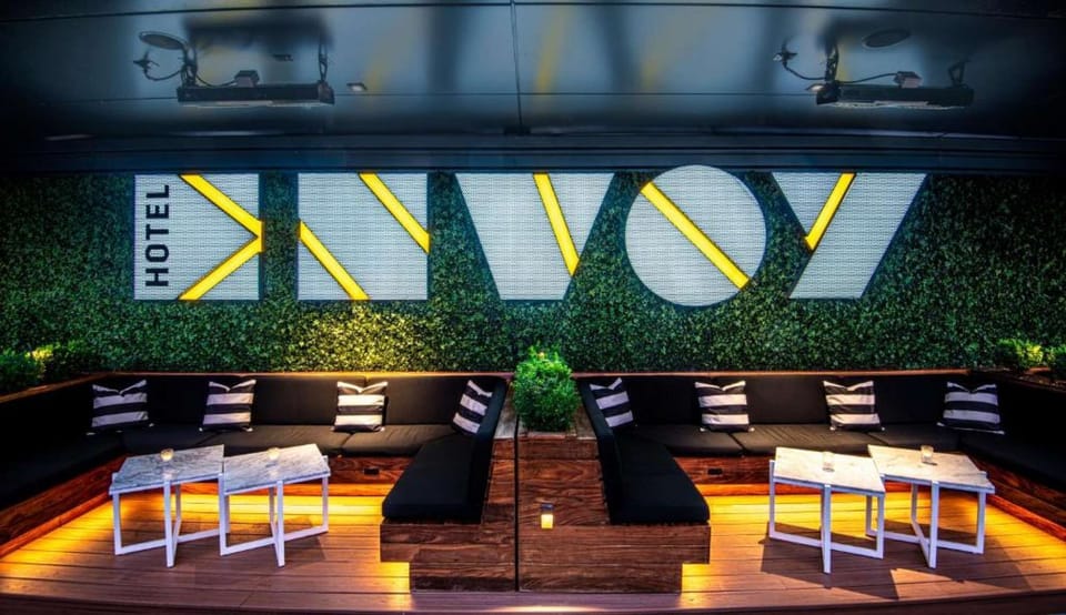 3. Rooftop at The Envoy is Boston’s premier urban escape, perched seven levels above the harbor in the Seaport District. Located atop The Envoy Hotel, our vibrant space is an invitation to relax, play, and mingle alongside Boston’s best skyline view.