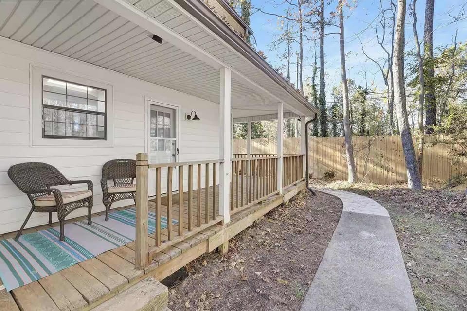 Lovely porch to enjoy your morning coffee
