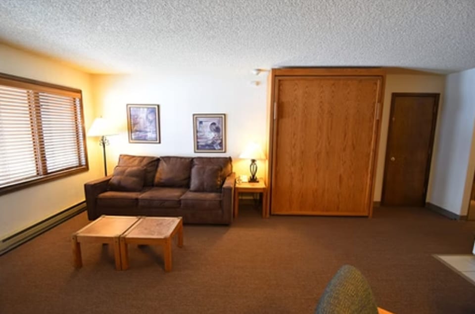 Bright and welcoming studio designed for comfort and convenience