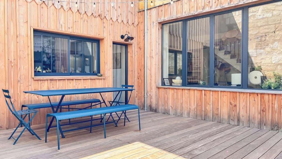 Patio intérieur à l'abris des regards et au calme