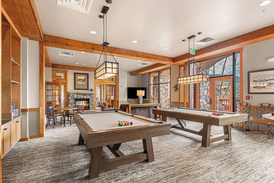 Complex Lobby with Billiards