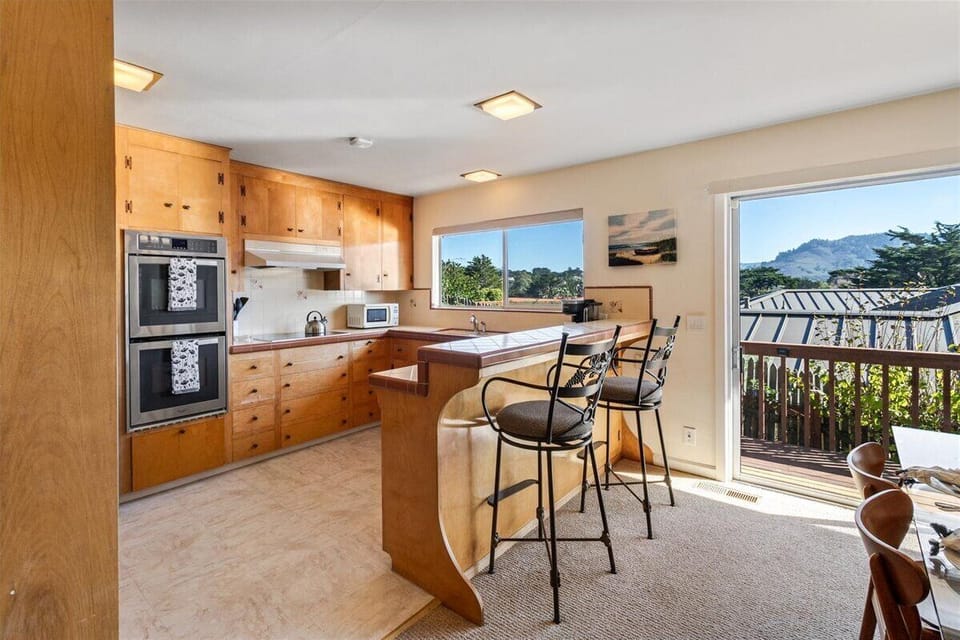 Kitchen has Beautiful Views
