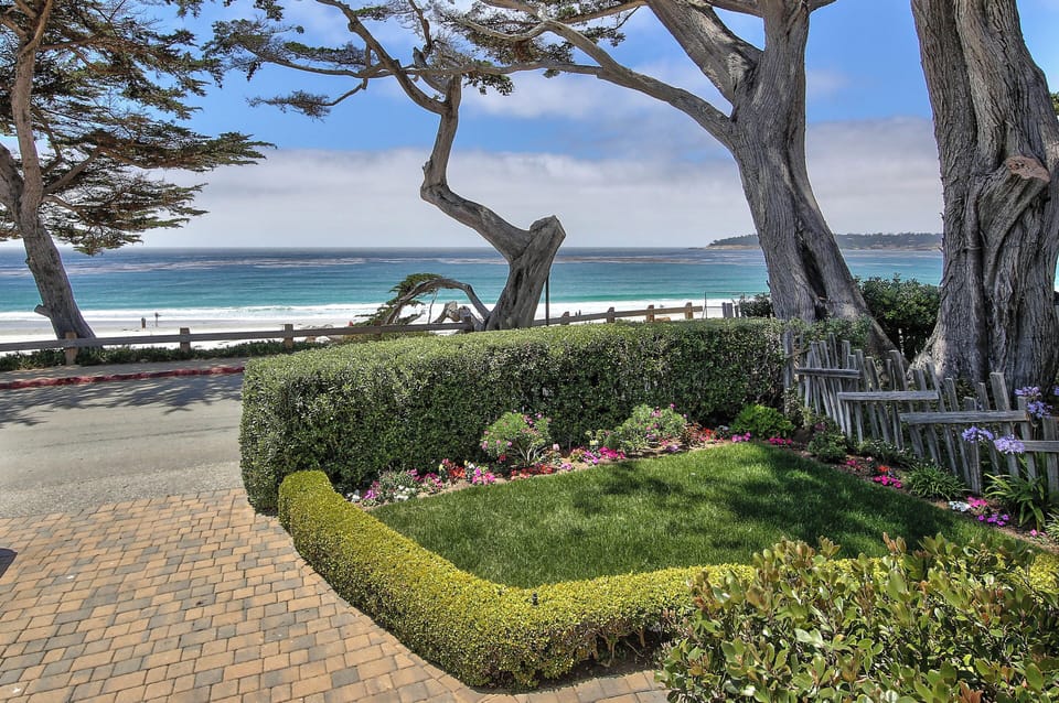 Lovely Front Yard and A Trail Along the Ocean Along Scenic Road