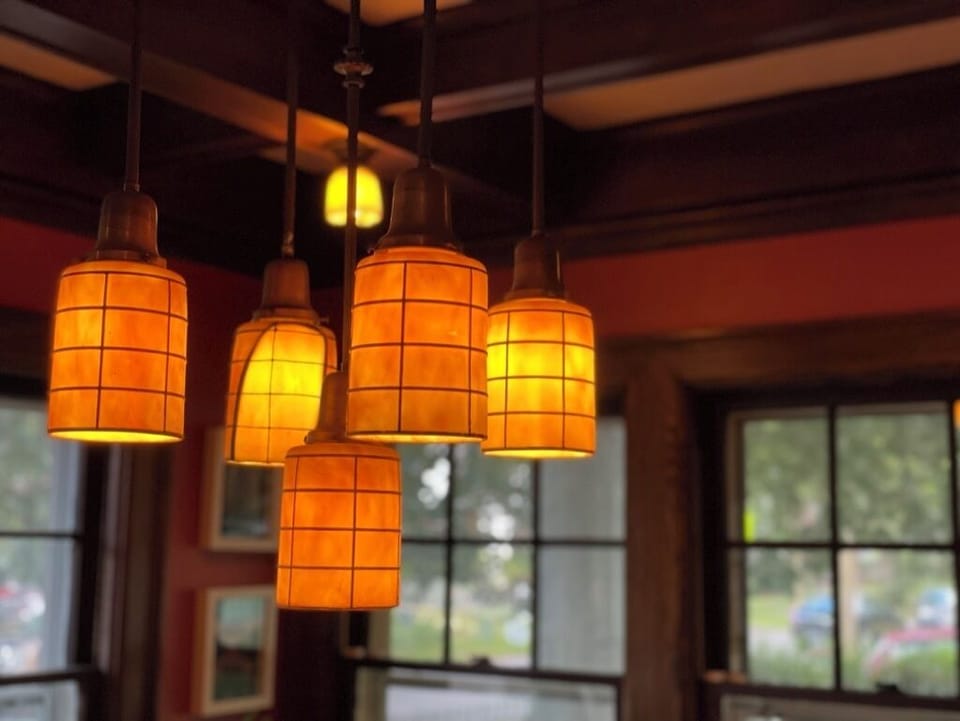 Dining Room 3 original lights