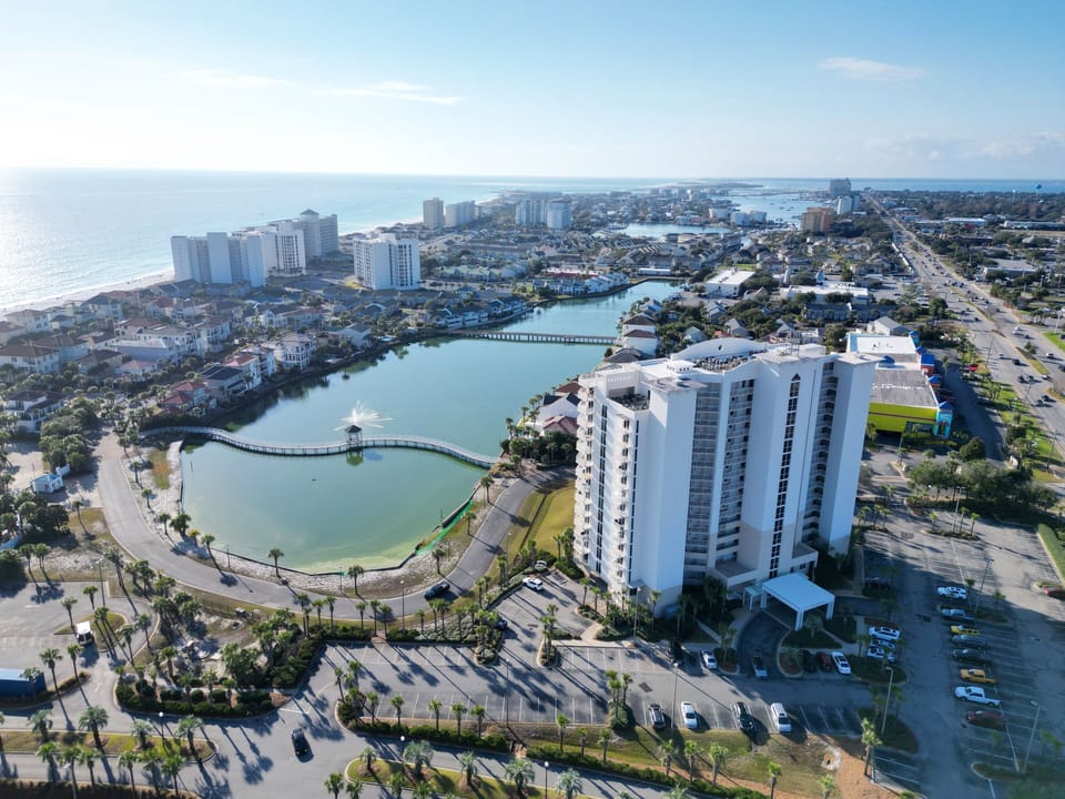 Arial of Terrace at Pelican Beach
