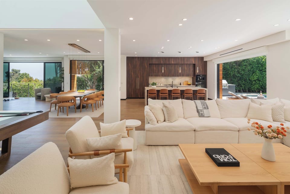 Luxury amenities & contemporary design, featuring brand-new RH furnishings