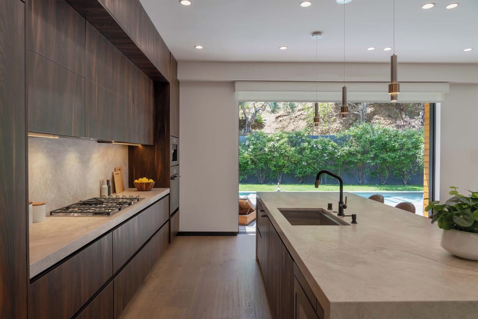 Design Award-Winner Hollywood Hills mansion with iconic views.