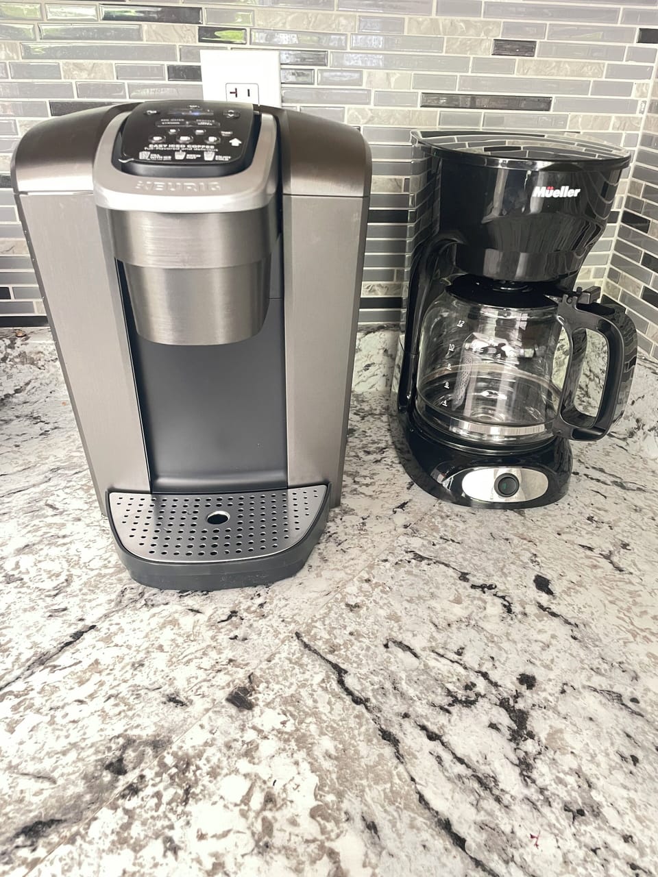 Keurig and coffee maker!