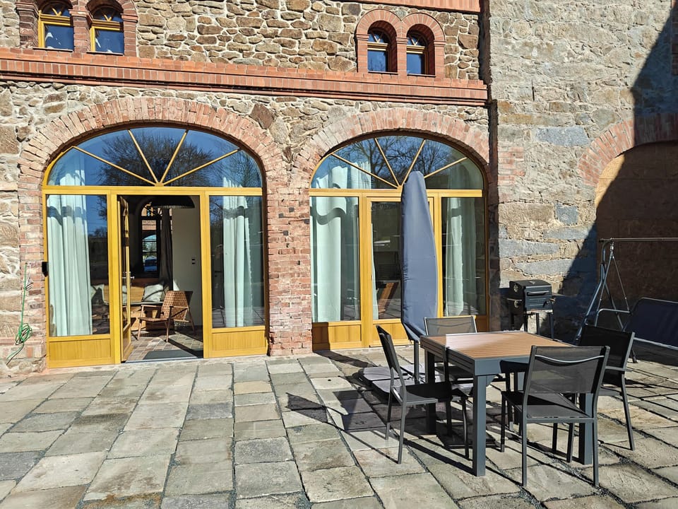 Die riesige Terrasse