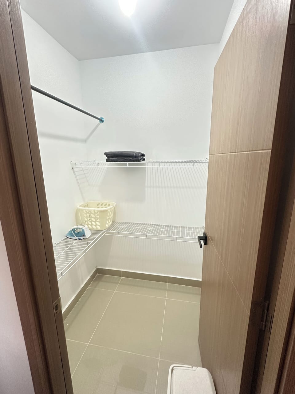 Closet space in main bedroom