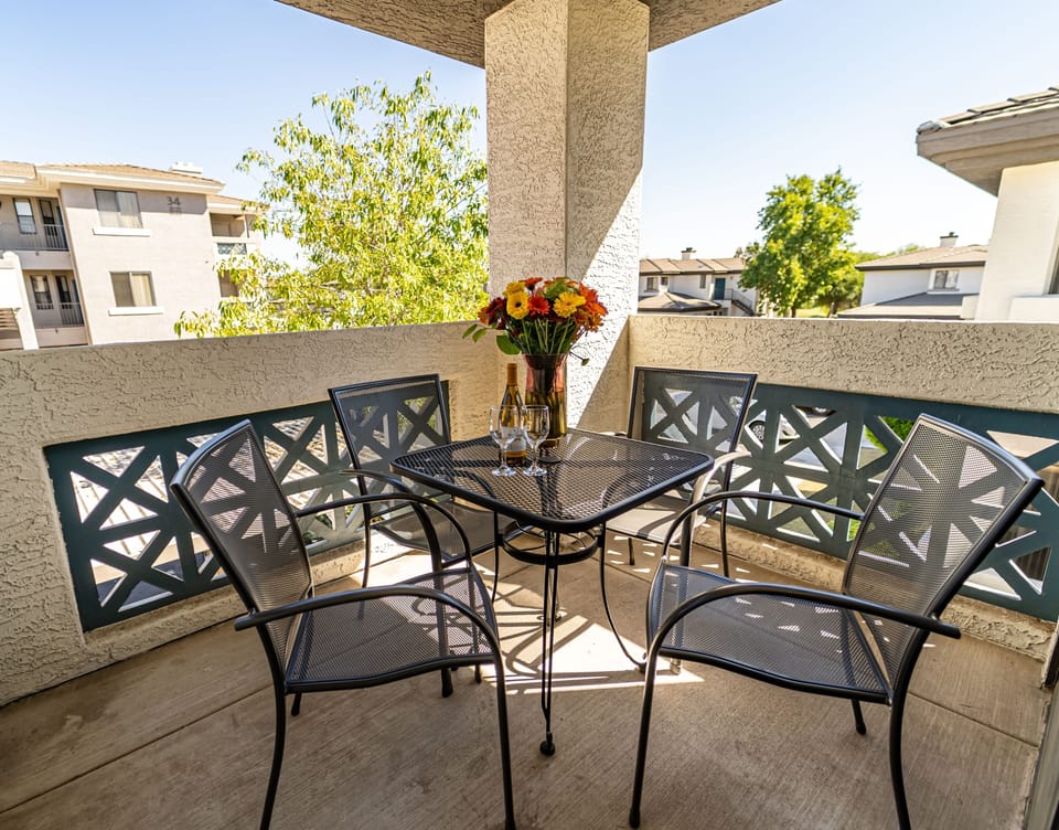 Enjoy the amazing weather of Scottsdale from your own patio!