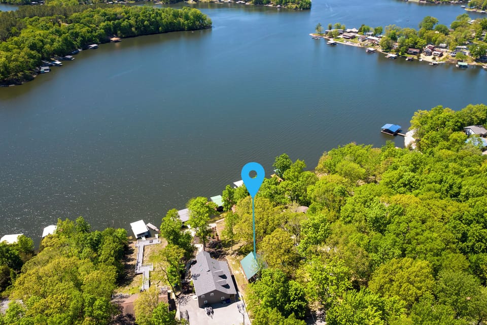 Aerial view of Lake of Egypt