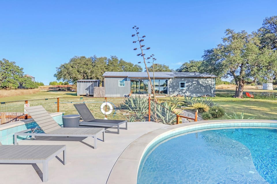 Soak up some sun pool side