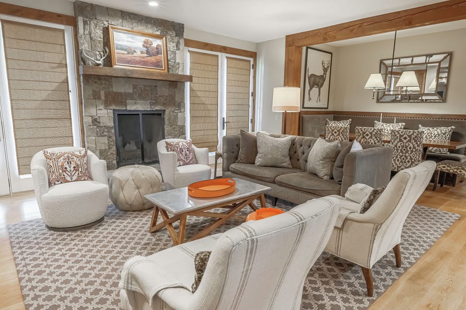 Fireplace View of Living Room