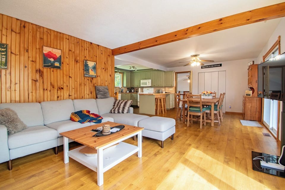 Living Room into Dining & Kitchen