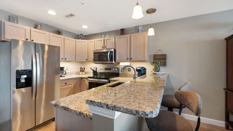 Beautiful kitchen with granite and updated appliances