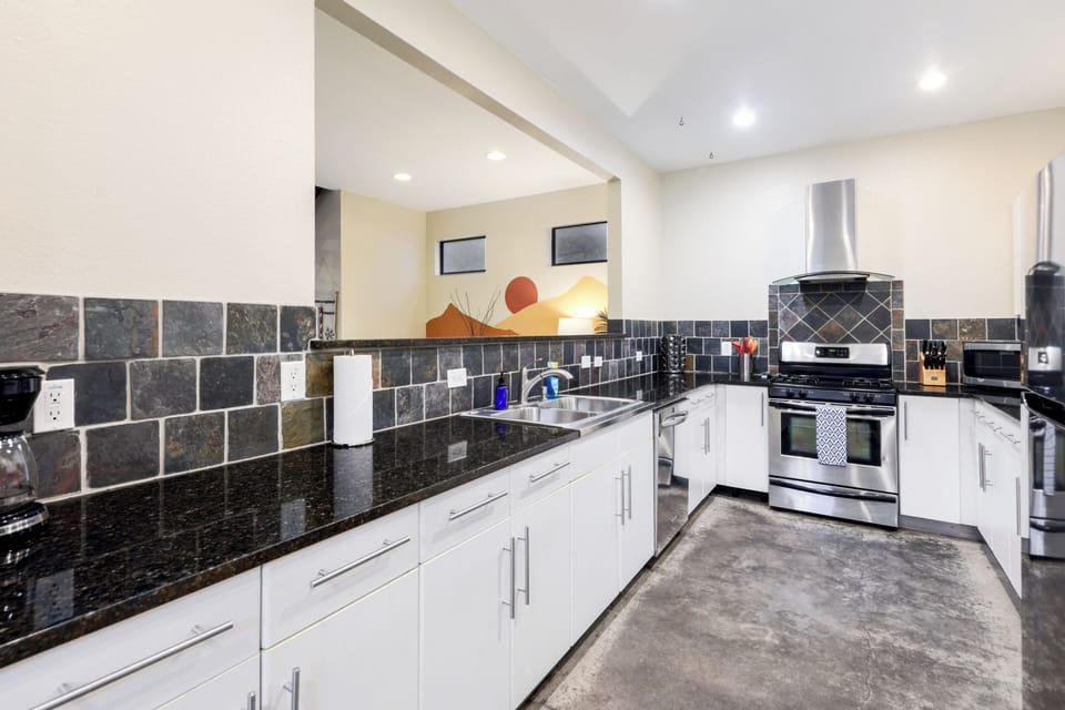 Large kitchen with tons of counter space