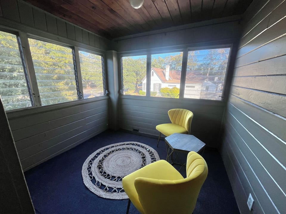 Breakfast nook off of living room