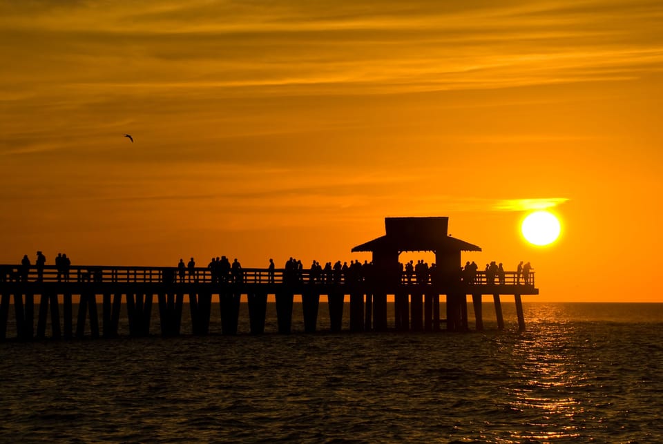 The famous pier, being rebuilt and updated