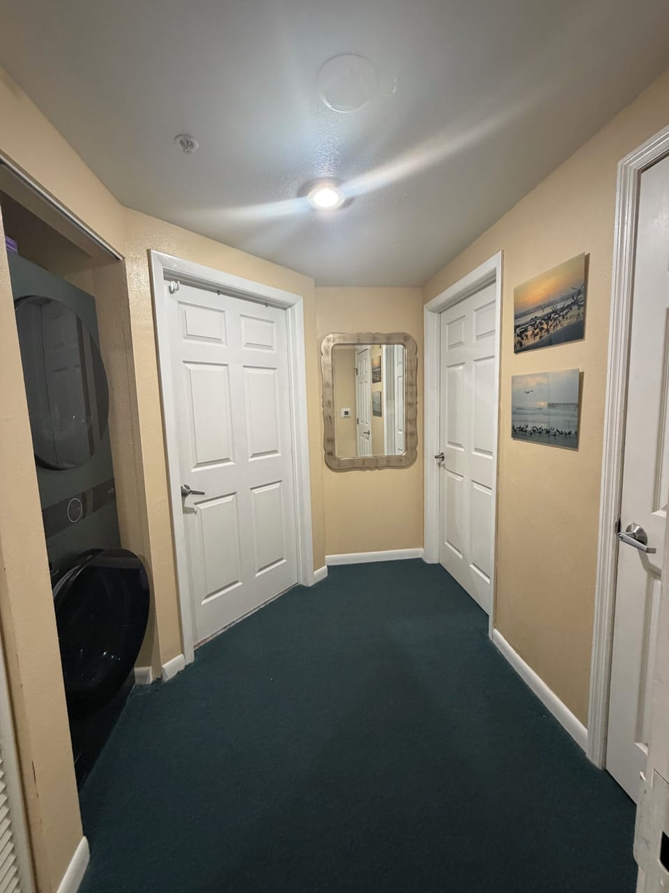 Hallway, washer/dryer