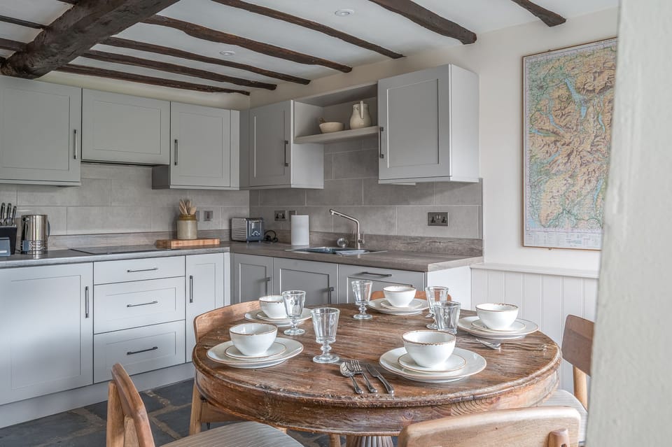 Scarr Head Cottage kitchen with dining table