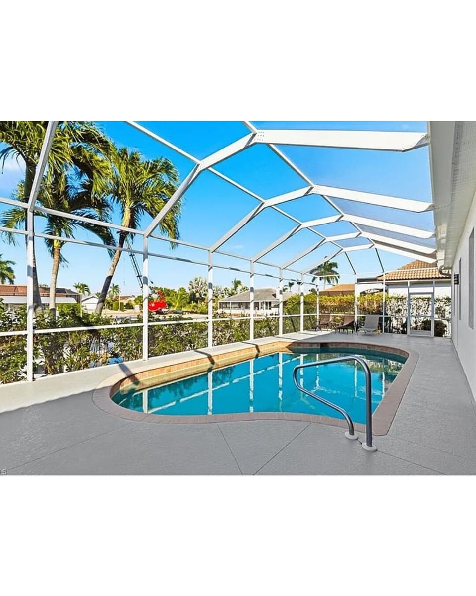 Pool with lounge area