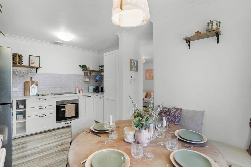 Bright kitchen and dining area with an open, welcoming feel