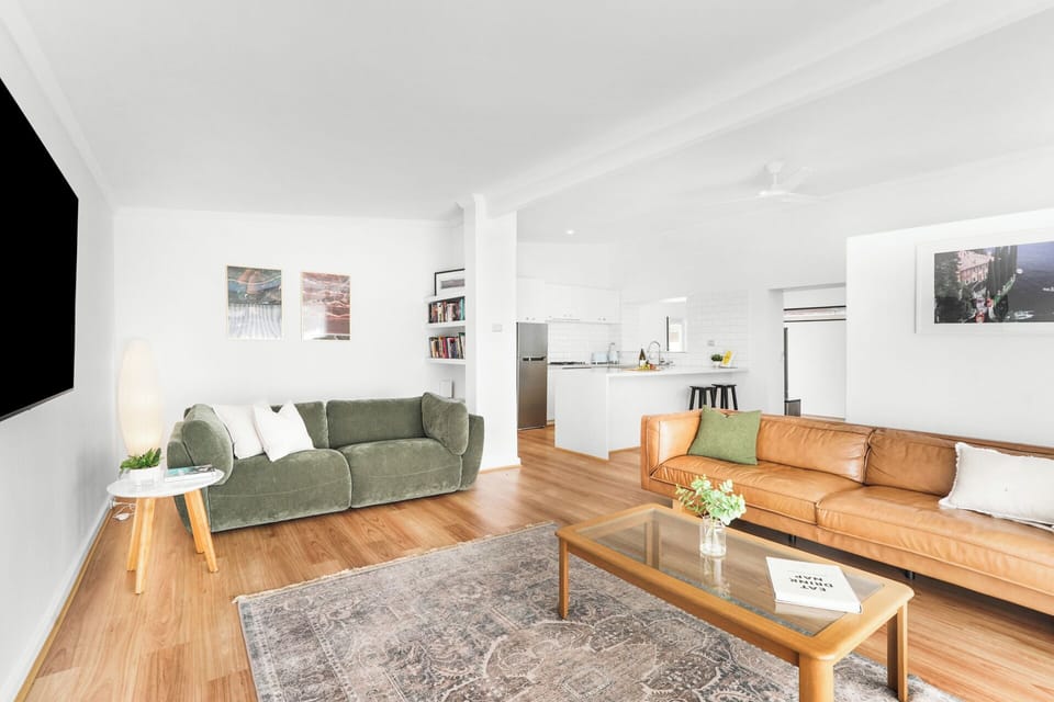 Bright open-plan living with plenty of natural light