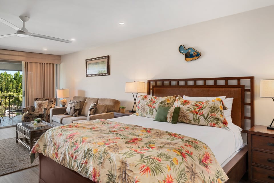 Perfect space to unwind—comfortable bed and relaxing ambiance