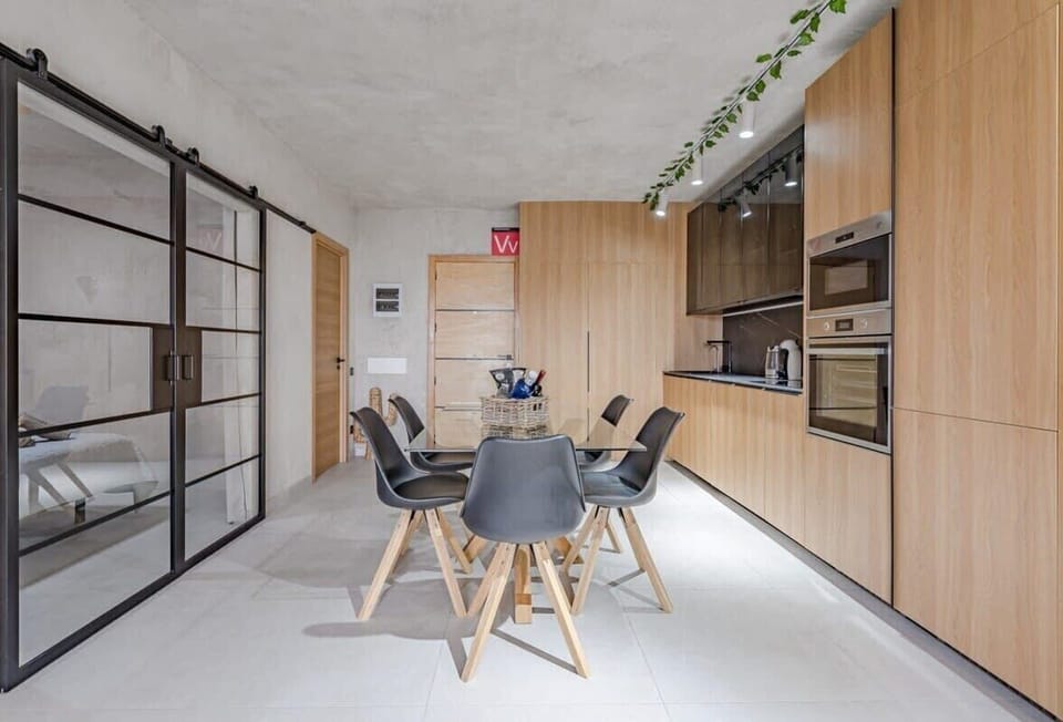 Dining Area with a Fully-Equipped Kitchen
