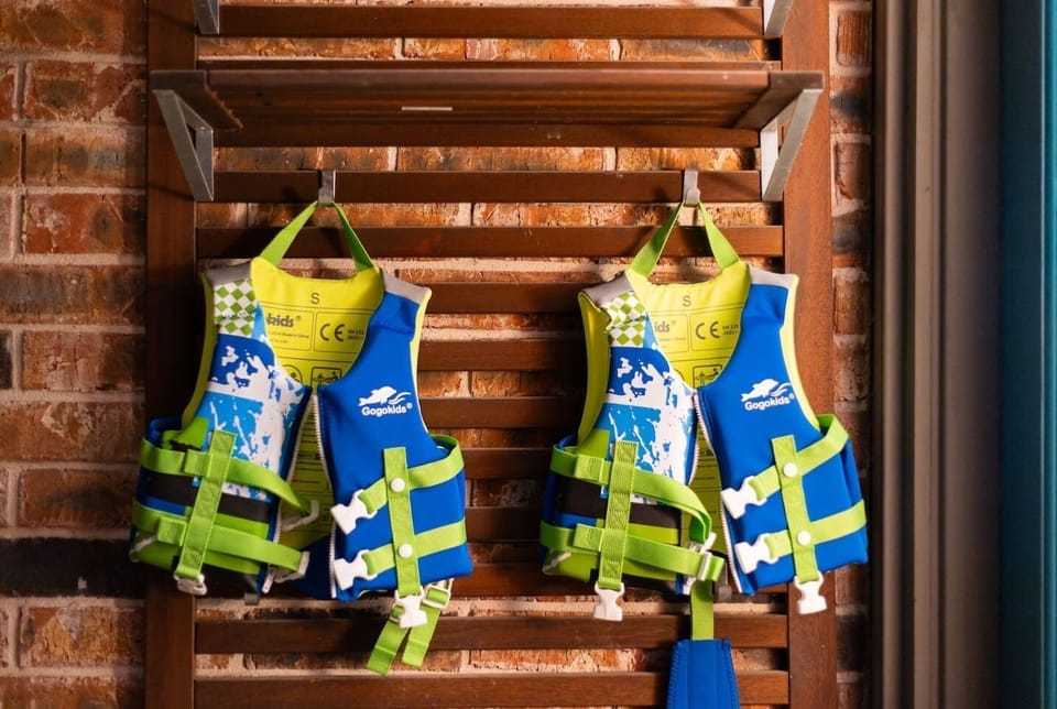 Life jackets are available - safety first!