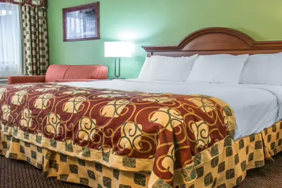 Sink into plush pillows and drift off in total comfort.