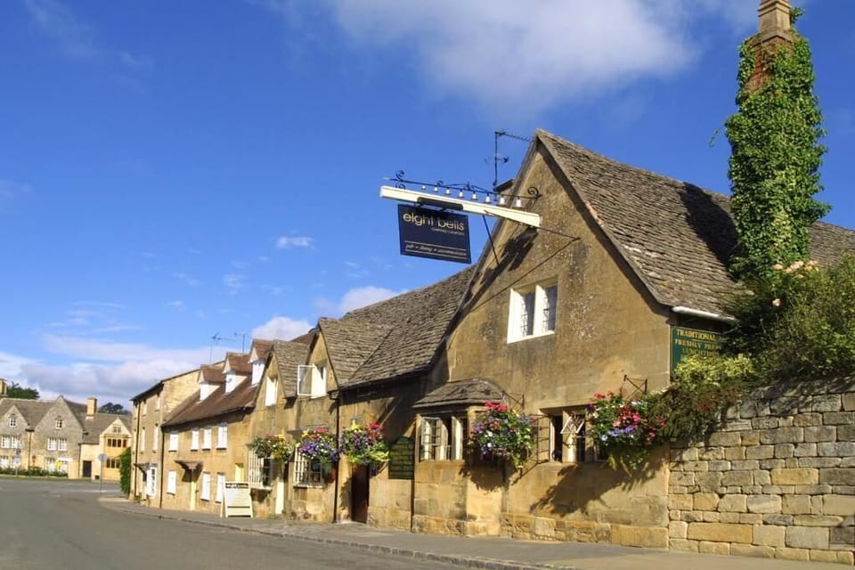 The famous Eight Bells Inn just 300 yards away 