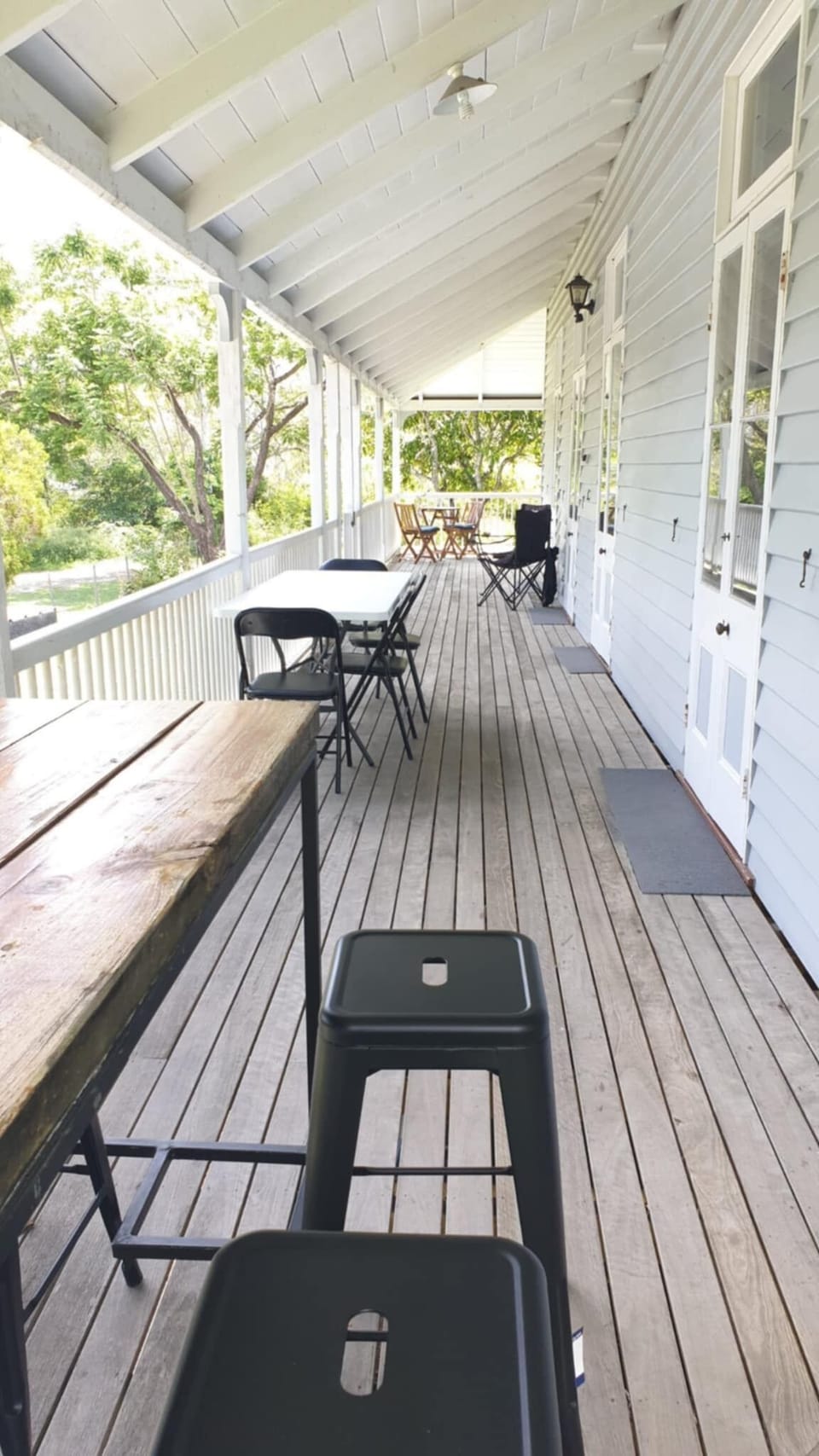 Gather on the massive wrap around verandah for sundowners, and watch the sun set