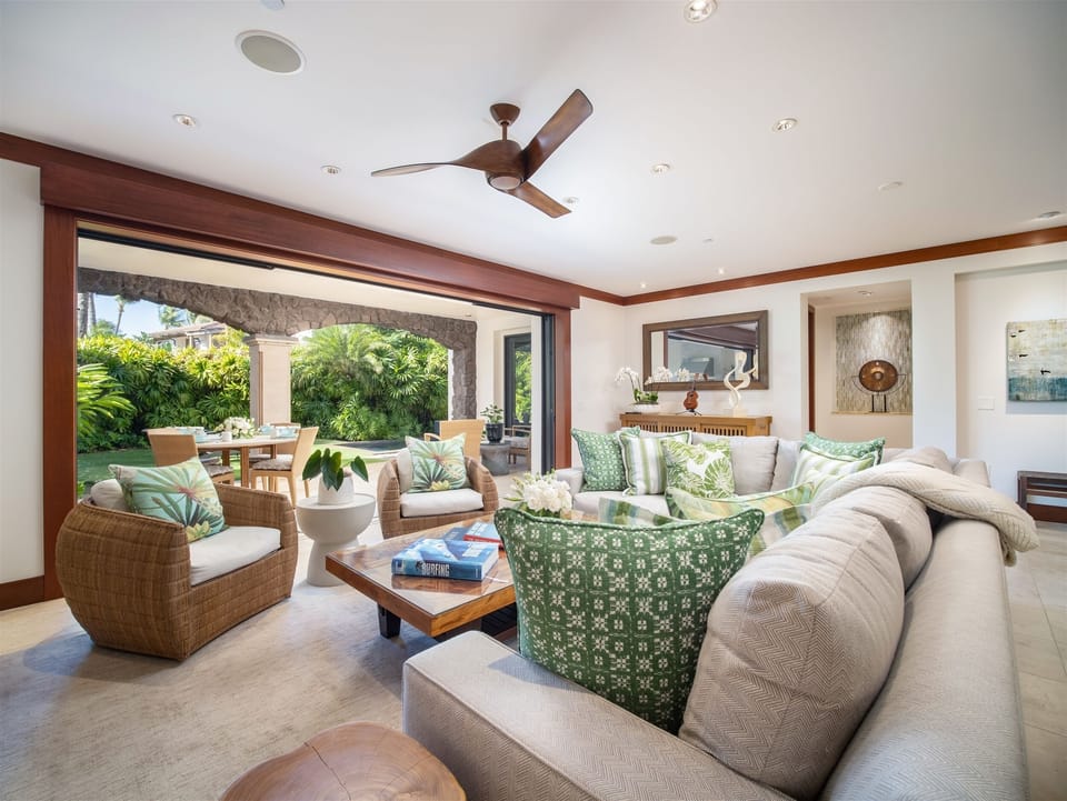 Enjoy inside-outside living in the ground floor Great Room