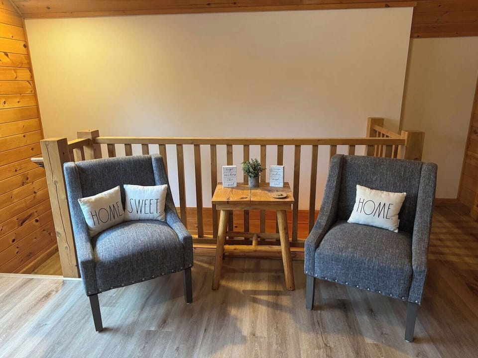 Spacious upstairs living room