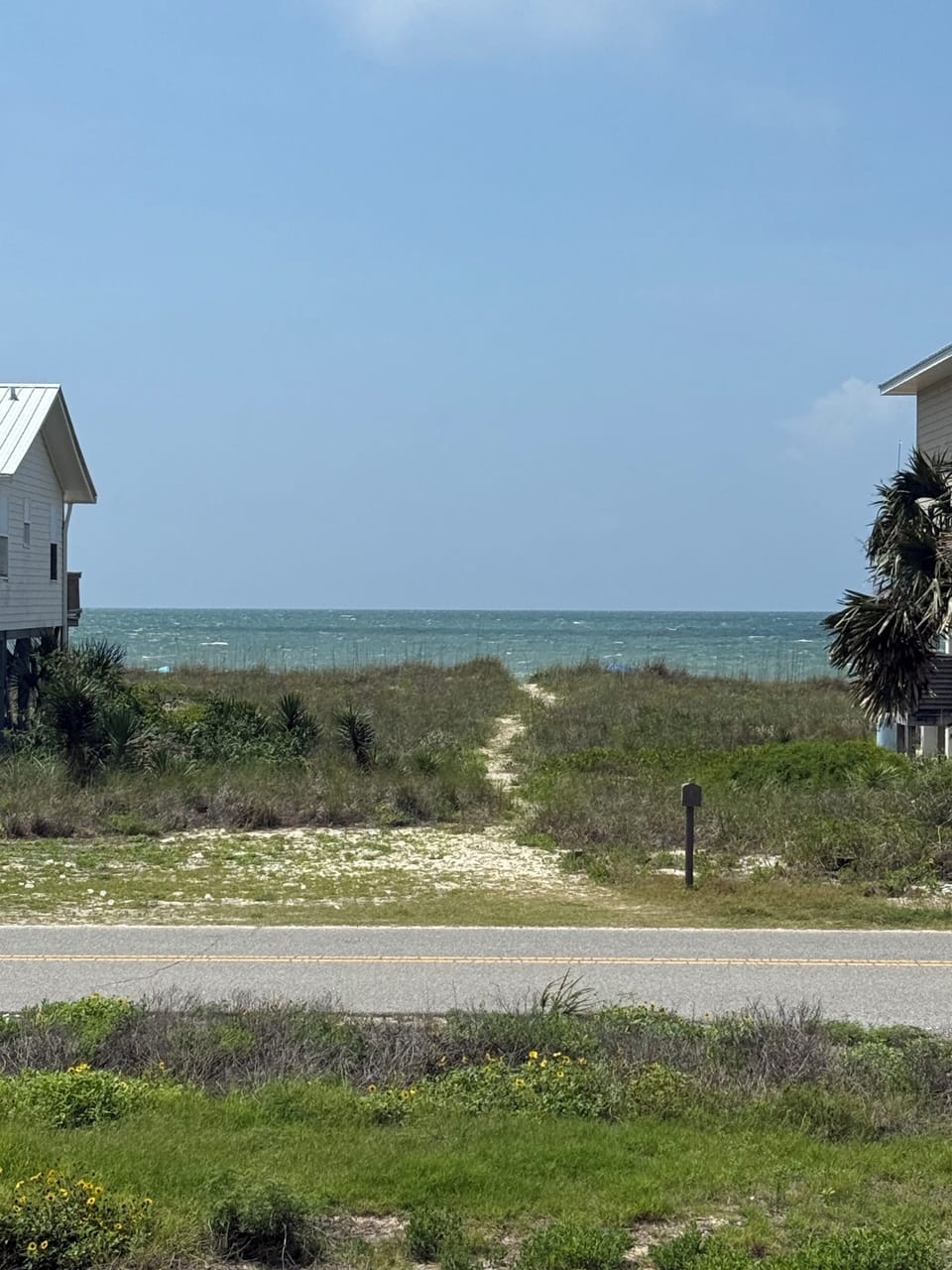 Dedicated path to beach