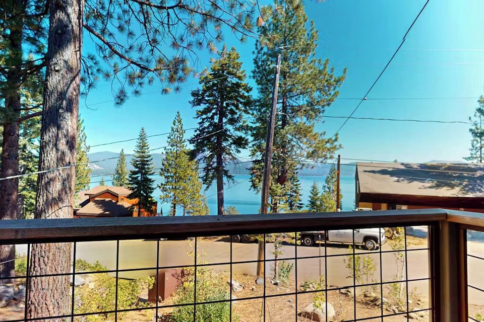 Lake views steal the show from both inside and outside
