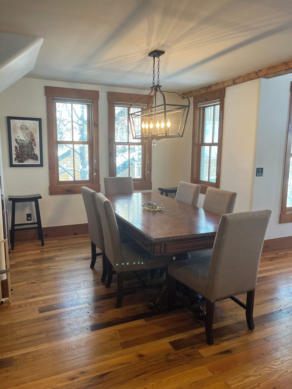 Dining area located off the kitchen, perfect for sharing meals