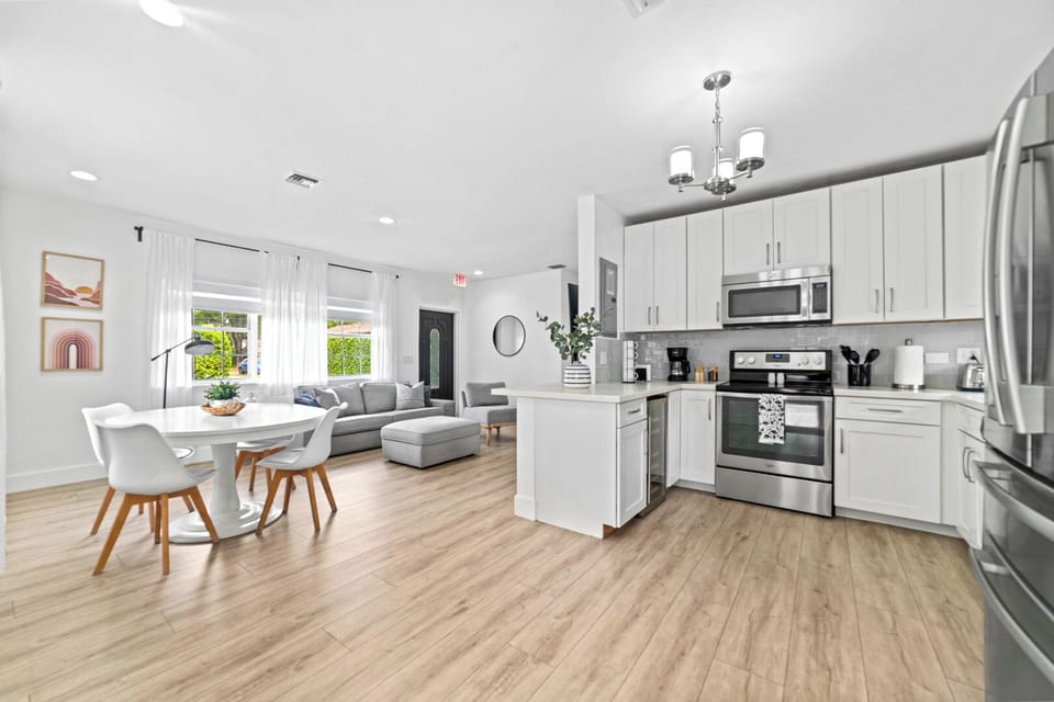 A fully equipped kitchen with everything you need to prepare meals