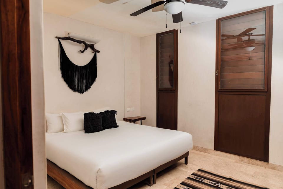 Bedroom with Kin g Size Bed