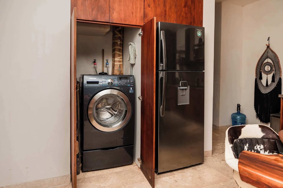 Refrigerator and Washer / Dryer Machine