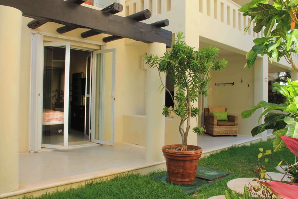 Private terrace with garden view 