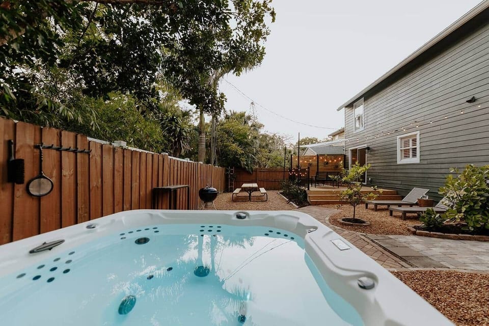 We keep the hot tub little cooler during the summer so it's refreshing even on a warm day