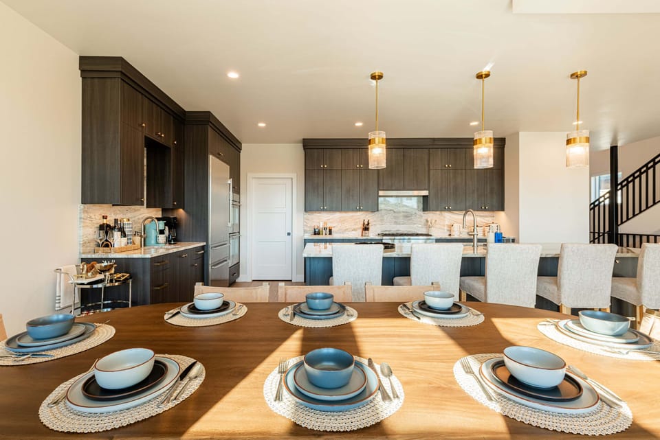 Seamless open floor plan