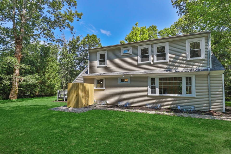 Large backyard
