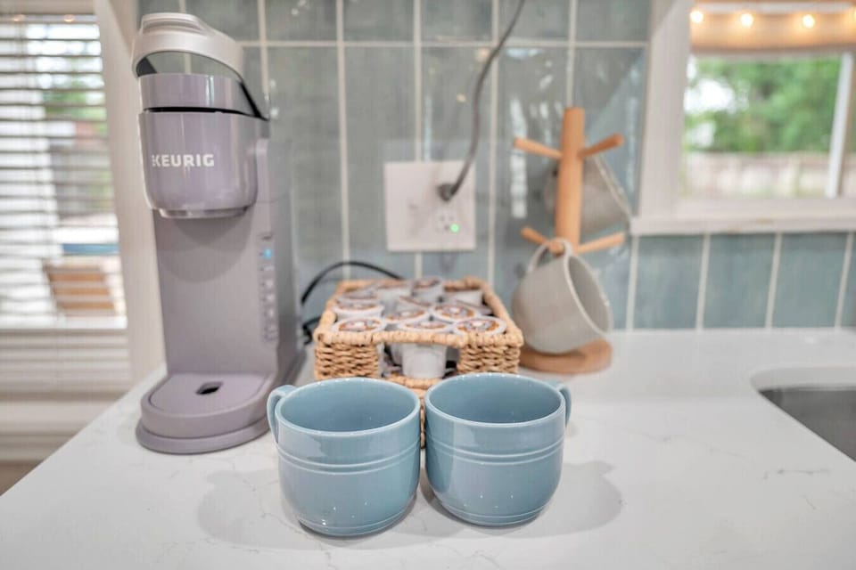 Kitchen | Easy to use Keurig coffee machine.