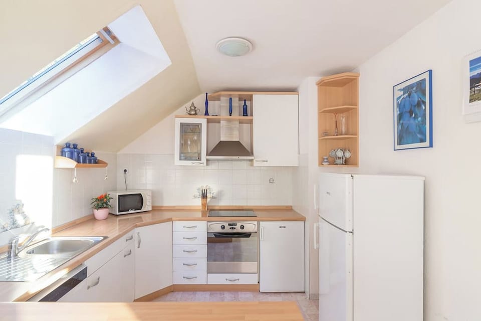 The kitchen is large and fully equipped
