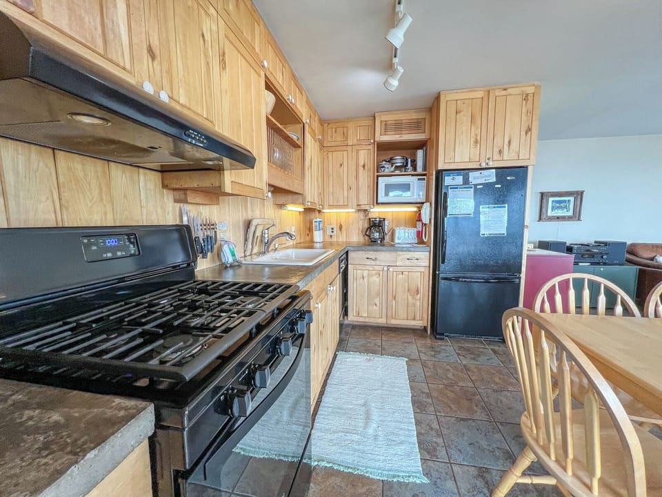 The kitchen.